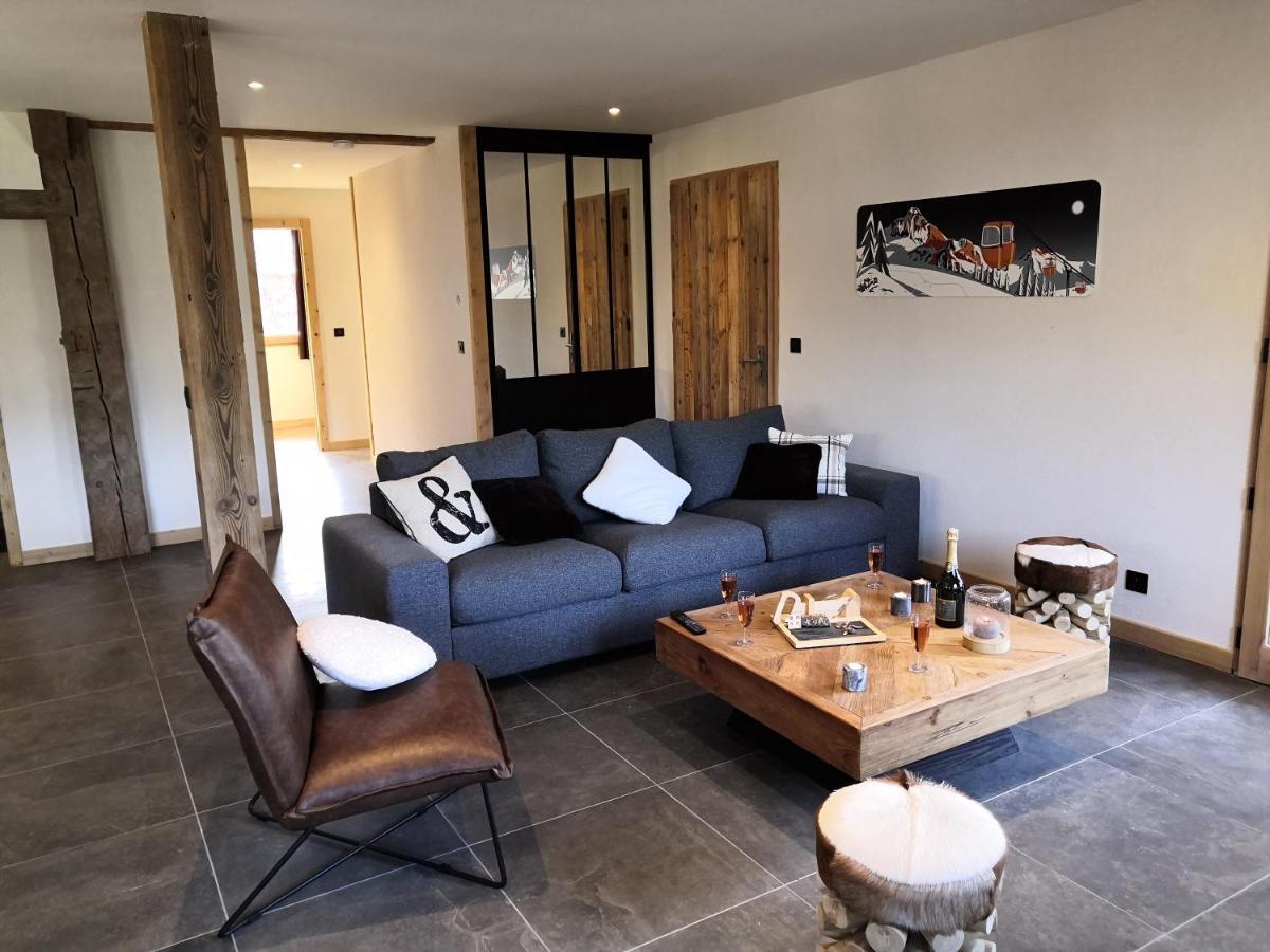 Chez Lucienne, Jacuzzi Et Sauna Samoëns Exteriér fotografie