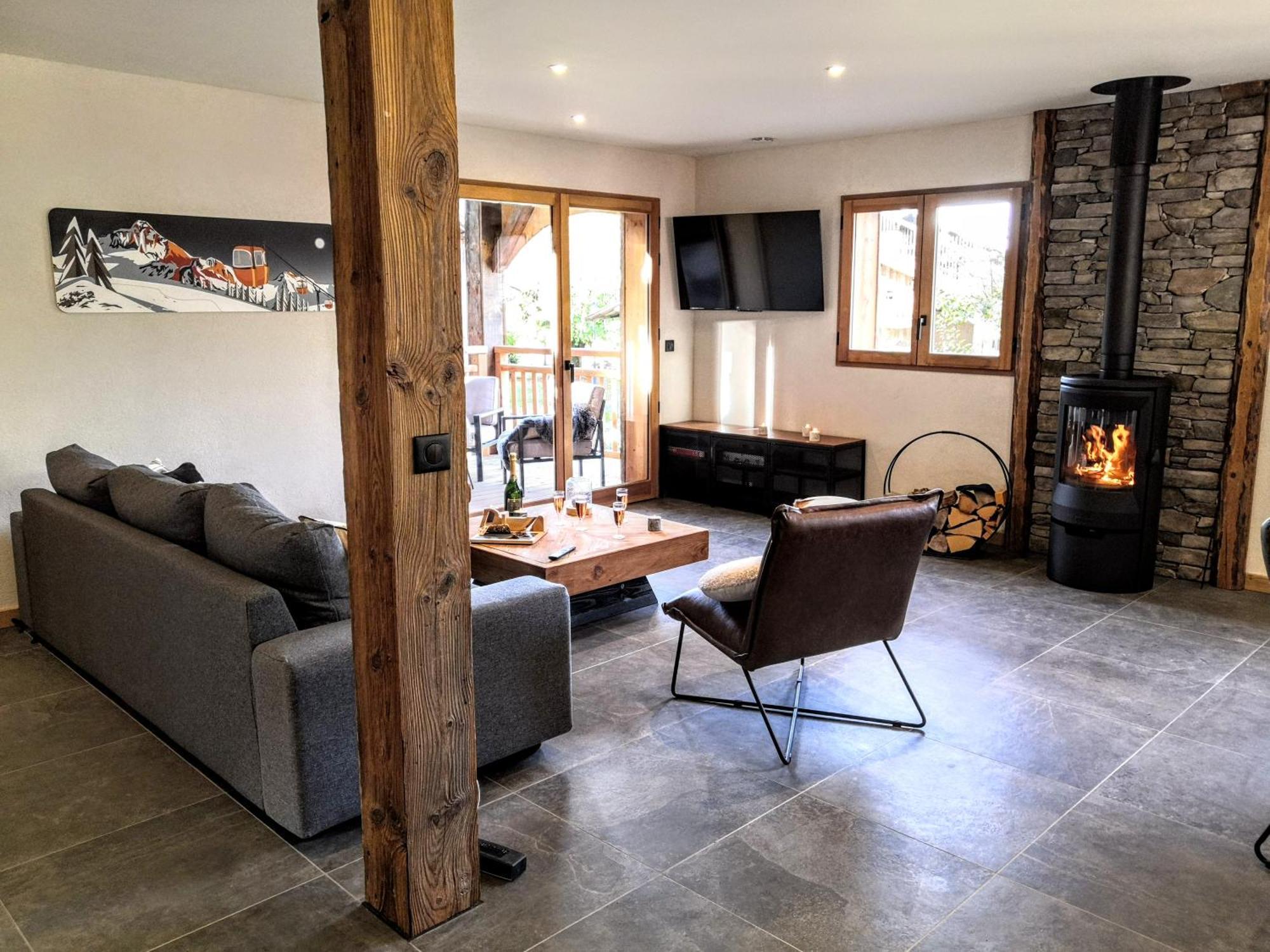 Chez Lucienne, Jacuzzi Et Sauna Samoëns Exteriér fotografie