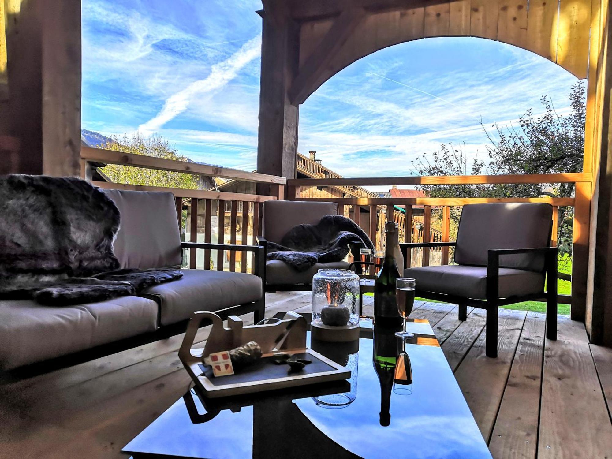Chez Lucienne, Jacuzzi Et Sauna Samoëns Exteriér fotografie
